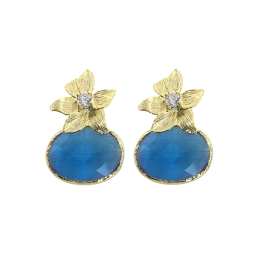 Brincos Prata Dourada MACE