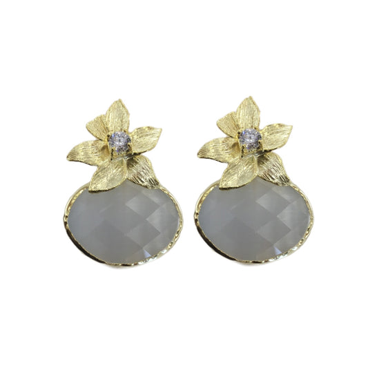 Brincos Prata Dourada MACE