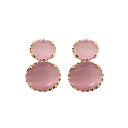 Brincos Prata Dourada MACE