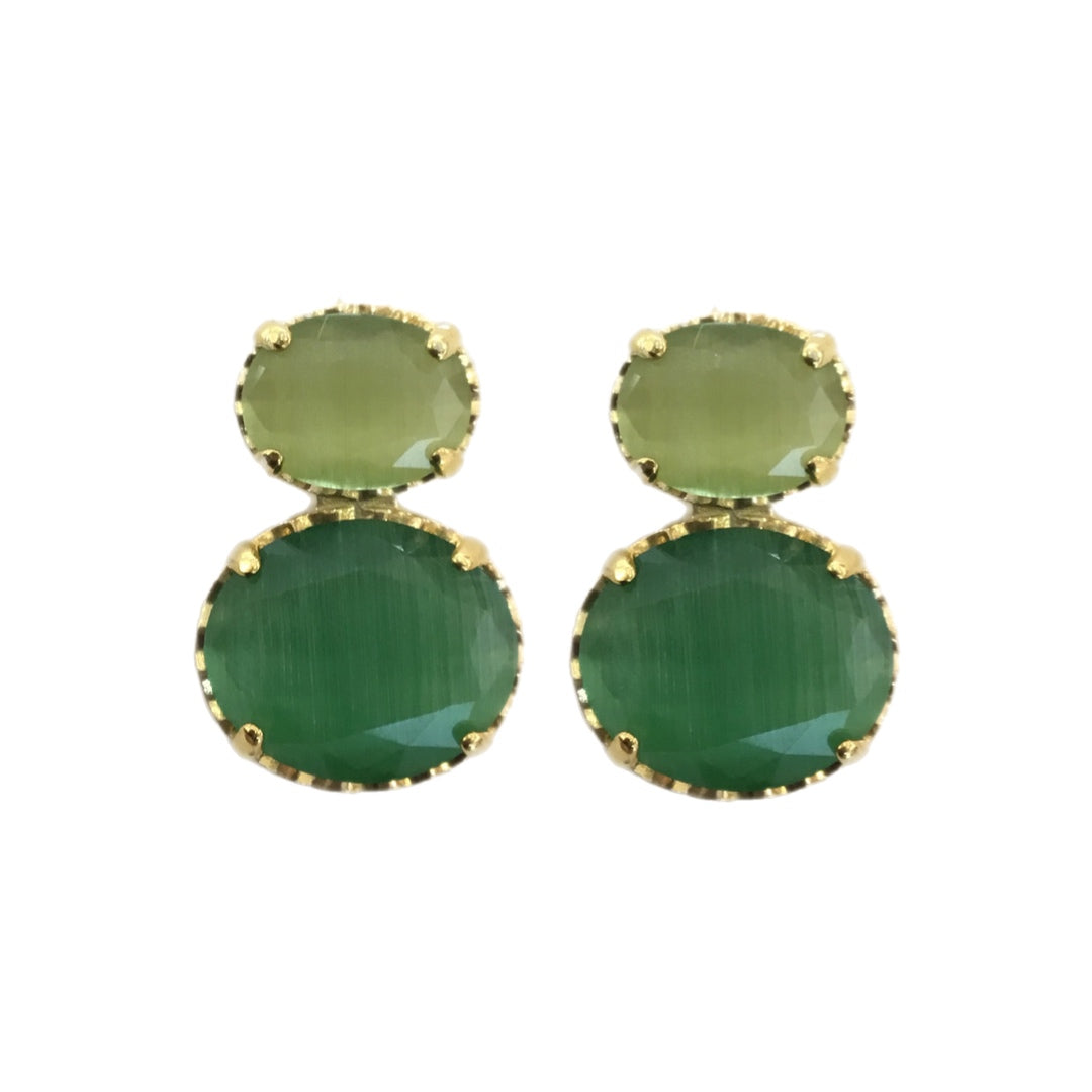 Brincos Prata Dourada MACE