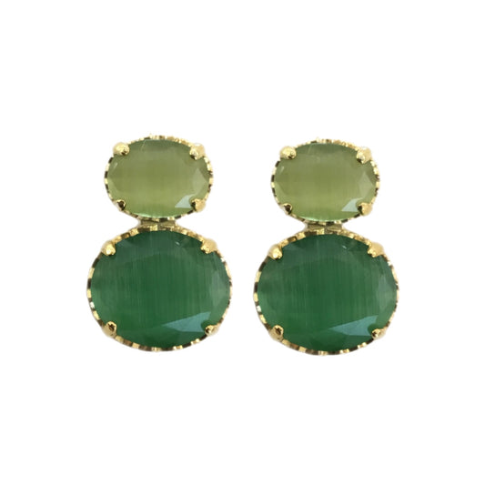 Brincos Prata Dourada MACE