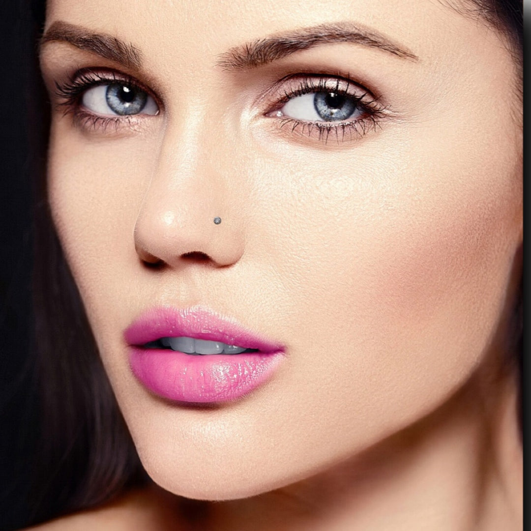 Piercing Nariz Zircão 2mm Ouro MACE